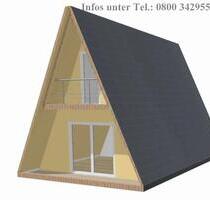Spitzdachhaus, Nur Haus vorgefertigt kurze Bauzeit - Erkner