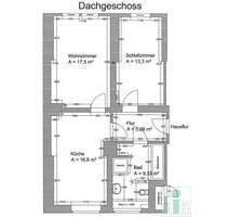 Schicke 2-Raum-Wohnung im DG = 3. OG im Zentrum von Bautzen zu vermieten!