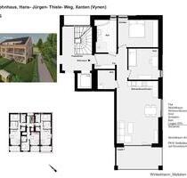 WBS erforderlich ! 3-Zimmer-Wohnung 85 m² WFL in Xanten-Vynen