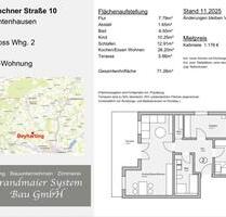 3 Zimmer Neubauwohnung mit Terrasse in Beyharting zur Miete - Aßling