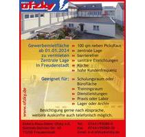105m² flexible Fläche zur Vermietung Schulungs- Praxisfläche - Freudenstadt
