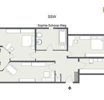 Ideal für Paare oder kleine Familien – 3-Zimmer-Wohnung mit Balkon in Allermöhe - Hamburg Billwerder