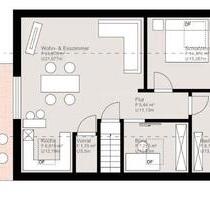Helle 60 qm Dachgeschosswohnung - Burgsinn