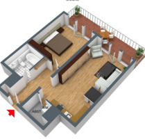 2-room Apartment Hafencity ca.1600 warm - Hamburg Hamburg-Mitte