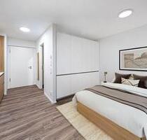 Neubau 2023 - Möbliertes 1 Zimmer-Apartment mit Balkon - Typ D1 - Rosensteinstraße - Ab 6 Monaten - Stuttgart Stuttgart-Nord