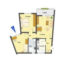 Helle 3-Zimmer-Wohnung über den Dächern von Lippstadt
