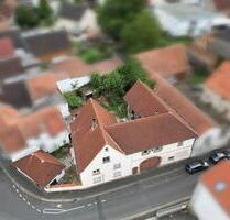 Charmantes, stark renovierungsbedürftiges Haus mit Nebengebäuden - Großostheim