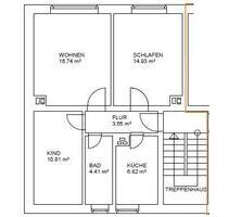 Sanierte 3-Raum-Wohnung im Grünen - Marienberg