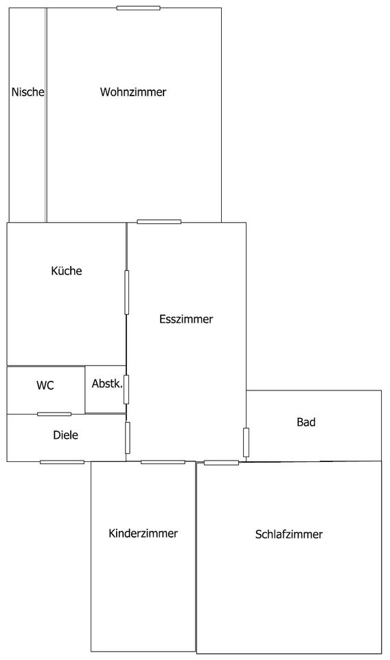 Schöne, frisch renovierte 4-Zimmer-Wohnung mit Balkon in Merten - Bornheim