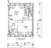 2-Zimmer Wohnung ab 01.01.2026 - 550,00 EUR Kaltmiete, ca.  45,56 m² in Krefeld (PLZ: 47799) Cracau