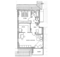 Helle, gut geschnittene 3-Zimmer Wohnung mit Balkon in Türkheim