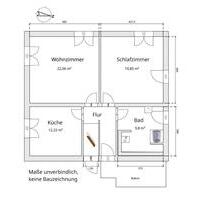 2-R-Wohnung zentral gelegen in Rudolstadt