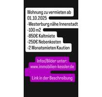 Wohnung in Westerburg ab 01.10 zu vermieten!