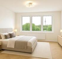 Schwabing-West: möbl. Apartment mit EBK in Neubauqualität am Olympiapark *** Kernsaniert *** - München Am Riesenfeld