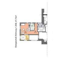 OG-Wohnung - 1 ZKB - 47,73 m² Neubau - Lemgo