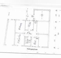 Souterrainwohnung hell geschnitten - Schöneck