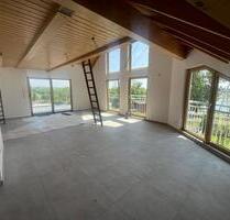 Penthousewohnung mit Mainblick u. Galerie - ruhige Wohnlage. - Großkrotzenburg
