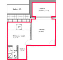 Erstbezug! 2,5-Raum-Dachwohnung mit Dachterasse und Küche in Ham - Hamburg Billstedt