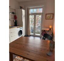 Möblierte Wohnung für 6 Monate - 1.250,00 EUR Kaltmiete, ca.  48,00 m² in Hamburg (PLZ: 22083) Barmbek-Süd