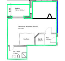 ERSTBEZUG! helle 2-Zimmer-Wohnung mit EBK in Hamburg Billstedt