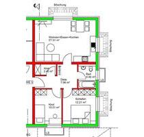 Neubau-ERSTBEZUG- 3 Zimmer KG Wohnung in Bürstadt zu vermieten