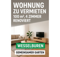 renovierte 4 zimmer wohnung - 1.048,00 EUR Kaltmiete, in Wesselburen (PLZ: 25764)