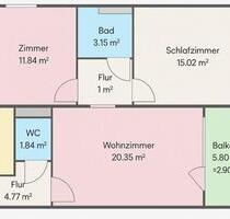 3 Zimmer Wohnung in Unterhaching, – mit Stellplatz, von PRIVAT!