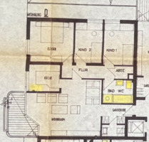 4-Zimmer-Wohnung 90m² Balkon Fahrstuhl 1 OG. WBS - Herten Bertlich