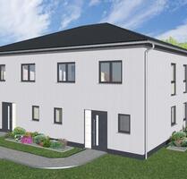 moderne Stadtvilla zur Miete - Erstbezug in energieeffiziente Neubau-Doppelhaushälfte - Calbe (Saale)