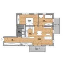 Neubau Wohnung Prien - 1.793,00 EUR Kaltmiete, in Prien am Chiemsee (PLZ: 83209)