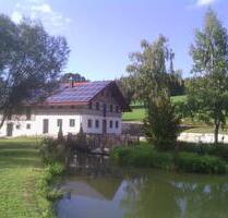 Haushälfte mit Galerie-Whg in Traum-Anwesen mit kl. See - Wegscheid