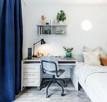 Helles 1-Zimmer-Appartment mit Terrasse im THE FIZZ Darmstadt