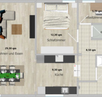 3 Zimmer Wohnung mit Einbauküche - Hilpoltstein