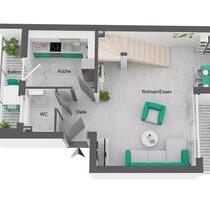Zwei Ebenen - Maisonette mit Loggia, Balkon & Garten in Köln-Stammheim!