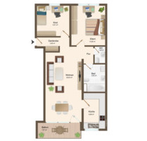 Schöne Bezugsfreie 3-Zimmer-Wohnung in Germering