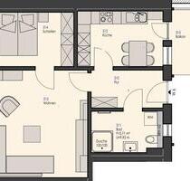 Neue energieeffiziente u. barrierefreie 2-Zi-Wohnung mit Balkon zu vermieten ! - Rudolstadt