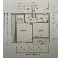 Gut geschnittene Zweiraumwohnung - renoviert - Köln Nippes