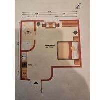 Modernes, stilvolles 1-Zimmer Appartment zu vermieten - Stephanskirchen