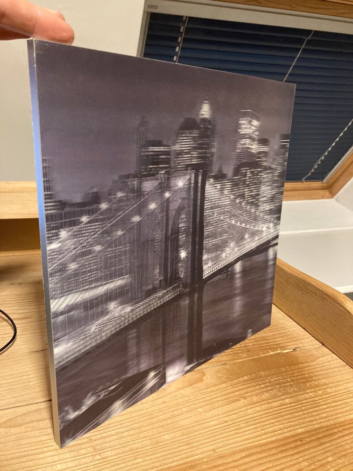3 D Bild New York Brücke Bild Dekoration 3 Dimensional - Krefeld Bockum