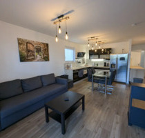 luxuriös möblierte 2-Zimmer-Neubauwohnung mit Garten und EBK in A - Aachen Aachen-Mitte