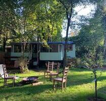 Isolierter Bauwagen Tiny House 20 qm mit Wintergarten 15 qm - Biesenthal