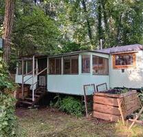 Isolierter Bauwagen Tiny House 20 qm mit Wintergarten 12 qm - Biesenthal