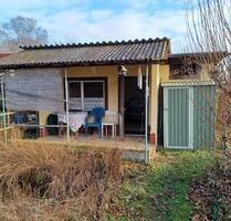 Pachtgarten mit massiver Laube, Schuppen, Gewächshaus Kleingarten - Kranichfeld