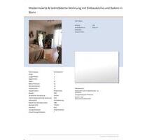 Modernisierte & teilmöblierte Wohnung mit EinbaukücheBalkon Bonn