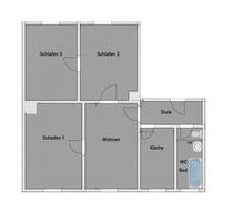 ❗️4 Zimmer KDB, WG geeignet - 550,00 EUR Kaltmiete, ca.  75,00 m² in Wuppertal (PLZ: 42277) Gemarkung Langerfeld