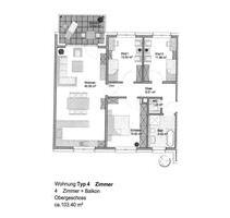 Mietwohnung - 1.622,00 EUR Kaltmiete, ca.  103,40 m² in Dortmund (PLZ: 44143) Brackel