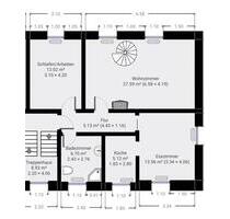 Geräumige Maisonette-Wohnung mit 7 Zimmern und zwei Bädern - Oberkotzau