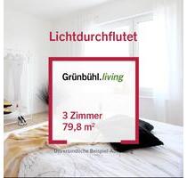Lichtdurchflutet: komfortable 3-Zimmer-Wohnung mit Balkon (#10) - Ludwigsburg