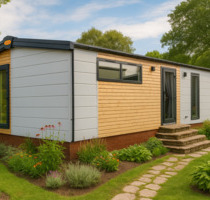 voll ausgestattetes Tinyhaus Tinyhouse Mobilheim Fertighaus mit ca. 70m² top isoliert modern - Schwandorf