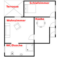 65qm Wohnung in Iserlohn mit Terrasse Haustiere erlaubt